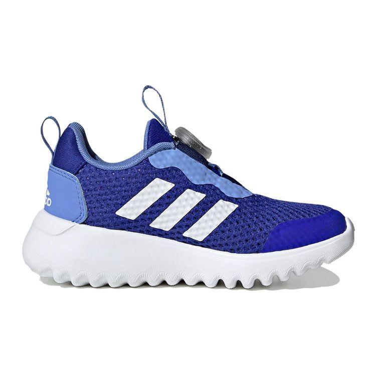Adidas Activeflex Boa 3.0 Легкие Удобные Нескользящие Прочные Низкие Кроссовки для Бега Детские Кроссовки Синие Белые HP5806