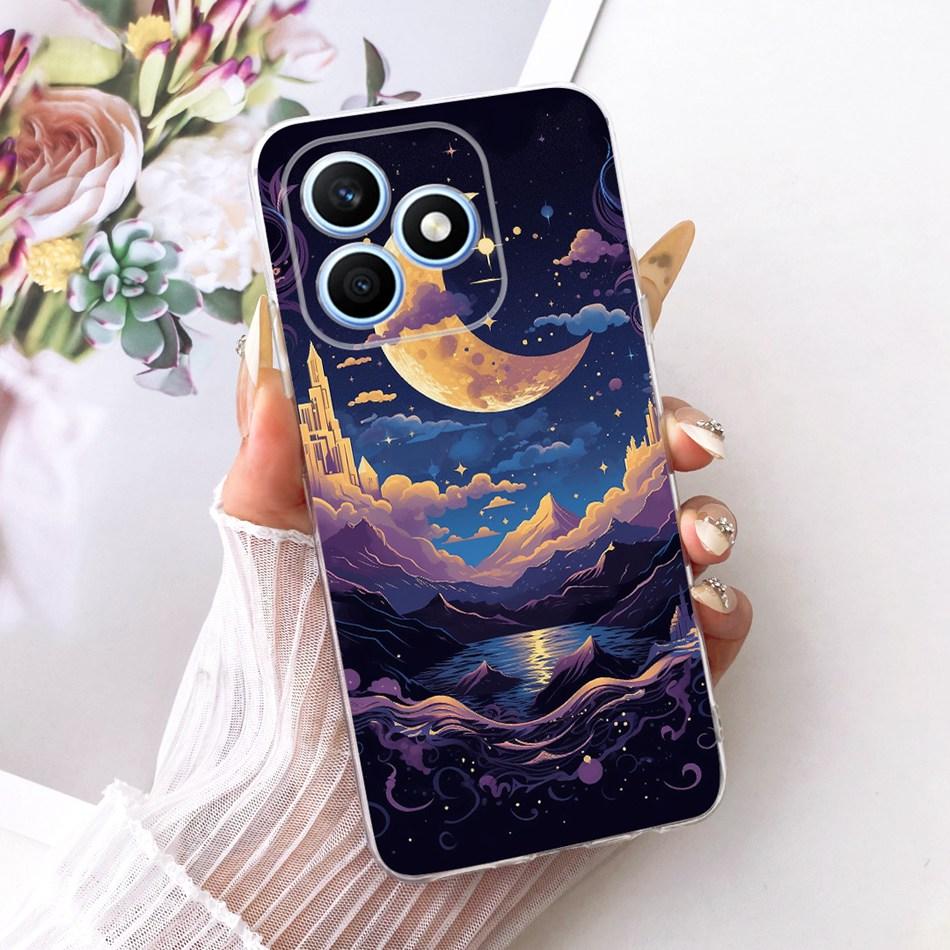 Для Honor X8d 2026 Крутой Чехол для Телефона с Рисунком Дракона и Тигра Для Honor X8D 4G Мягкий Силиконовый TPU Чехлы Бамперы