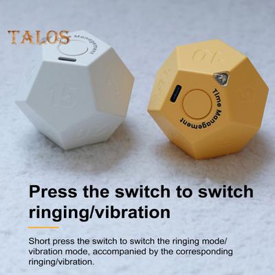 Портативный таймер Multi Cube на 1/3/5/10/15/20/25/30/45/60/90 минут с установкой вращающегося таймера и режимами вибрации для напоминаний об обучении приготовлении пищи и упражнений