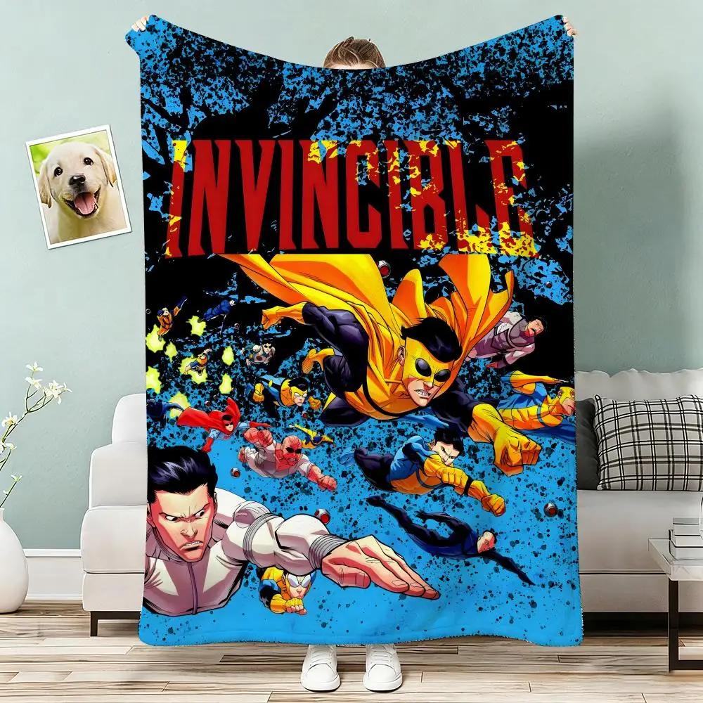 Invincible Throw Lightweight 240g Flannel Blanket Soft Skin-friendly for Summer Cooling