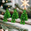 Desktop Ornament Colorful 3D Printed Christmas Tree Funny Unique Xmas Decoration Green Articulated Tabletop Decor Home