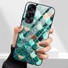 Закаленное Стекло Жесткий Чехол Для Honor 90 Lite 5G Чехол Милый Мраморный Funda Coque Для Honor 90 Pro Honor90 90Lite 90Pro Оболочки Телефона