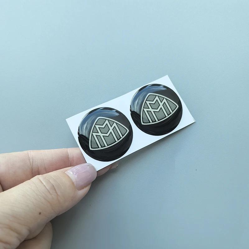 Автонаклейка 2025 Для Benz 11 мм 14 мм 20 мм 25 мм 30 мм 5 см Круглая Кристаллическая Эпоксидная Наклейка-Эмблема Автомобиля для Mercedes Benz Maybach Брелок