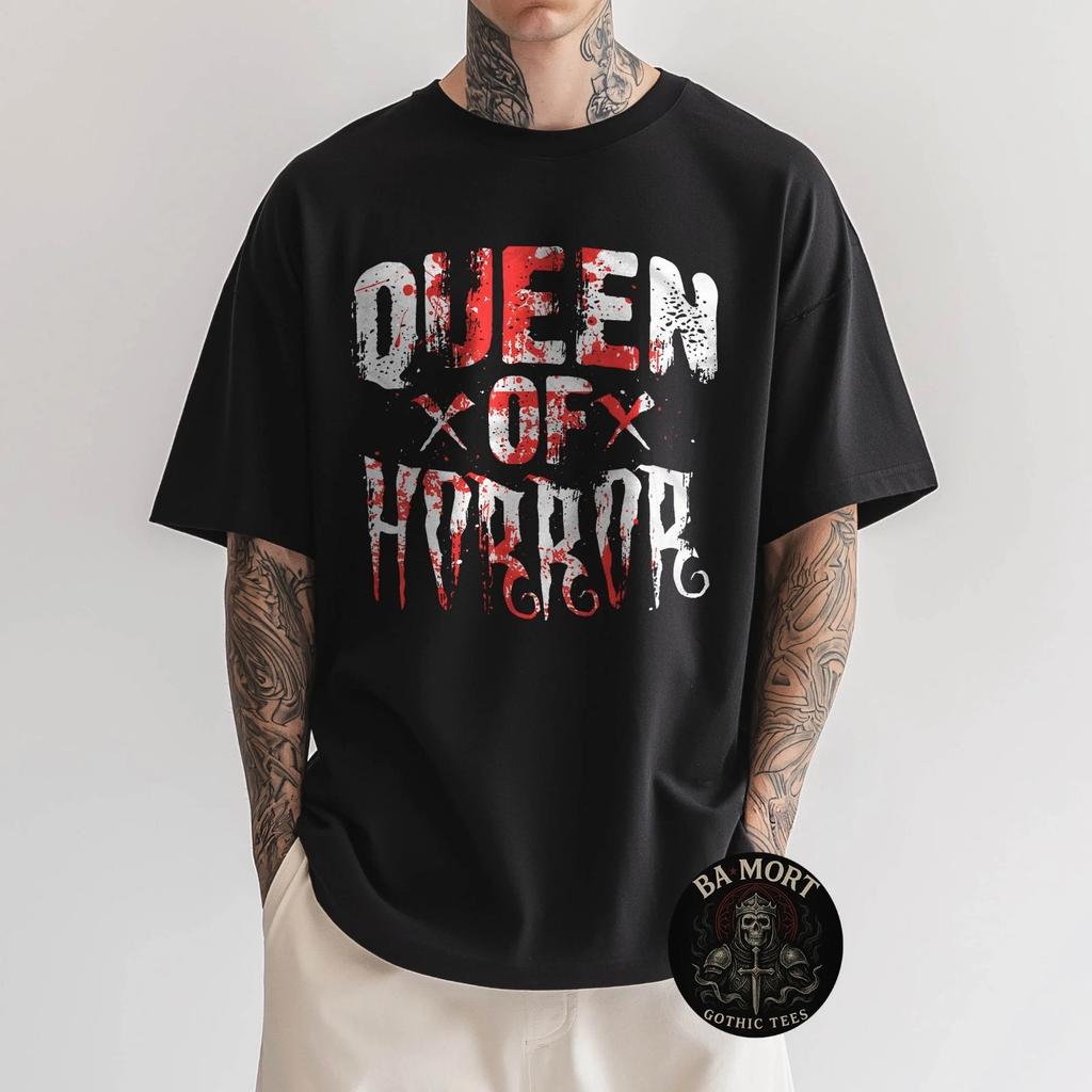 Cool Horror Movie Art For Women Girls Horror Lover T-Shirt