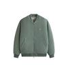 FW24 Washed Corduroy Avery Bomber Loose Zipper Solid Long Sleeve Jacket Men Jackets Green KHM010644-323