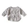 Bamboo Cotton Long Sleeve T-shirt for Boys & Girls - 2025 Spring/Autumn Korean Style Base Layer