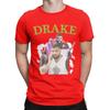 Мужская футболка Drizzy Drake Ретро Графическая Повседневная Хлопковая Футболка С Коротким Рукавом Футболка С Круглым Воротником Одежда Лето
