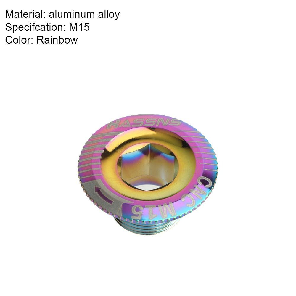 Bolt Bicycle Crankset Nut Crank Bolt Cover Bike Crank Arm Fixing Bolt Bike Crank Cover Screw