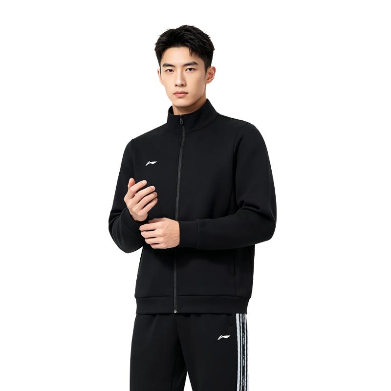 Men's Sweatshirt Li-Ning Sweatshirt Sets Men's Stand Collar Moderate