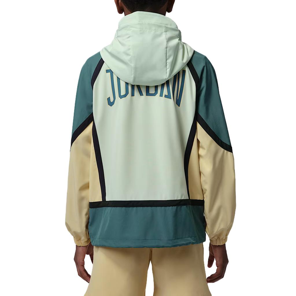 Jordan Куртка Ss26 Color Block с капюшоном на молнии Детские куртки IW1406-300