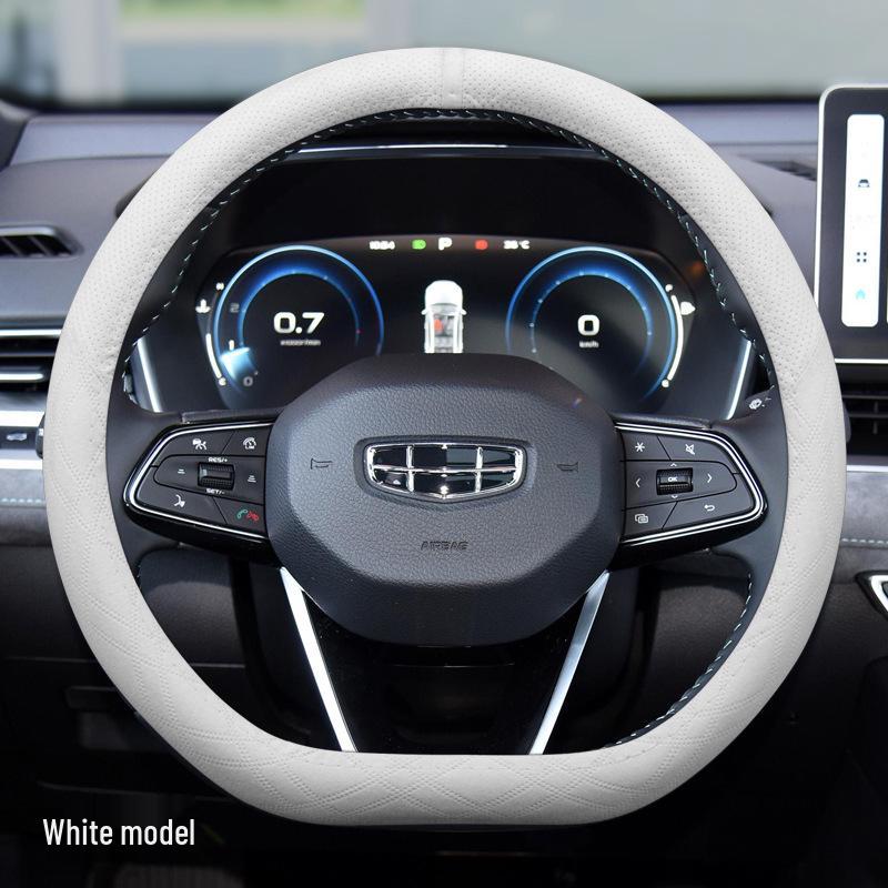 Чехол на руль Geely Xingrui 2023 - Замша Плюш, Универсальный для всех сезонов.