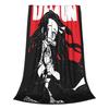Nezuko Demon Slayer Blankets Fleece All Season  Portable Lightweight Thin Throw Blanket for Bedding Couch Bedspread