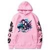 Anime Hoodies Demon Slayer Hoodie Oversize Sweatshirt for Men Hooded Sweatshirts Unisex Printed Pullover Streetwear Men Clothing