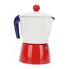 Italian Coffee Maker 150ml 3 Cups Aluminum Single Valve Portable Stovetop Coffee Maker Pot for Cuban Cafe Home Brewing