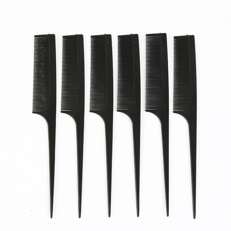 1 шт., женская бытовая детская расческа с острым хвостом, расческа для окрашивания волос и макияжа в парикмахерской, расческа для укладки волос, щипцы для завивки волос, парикмахерская
