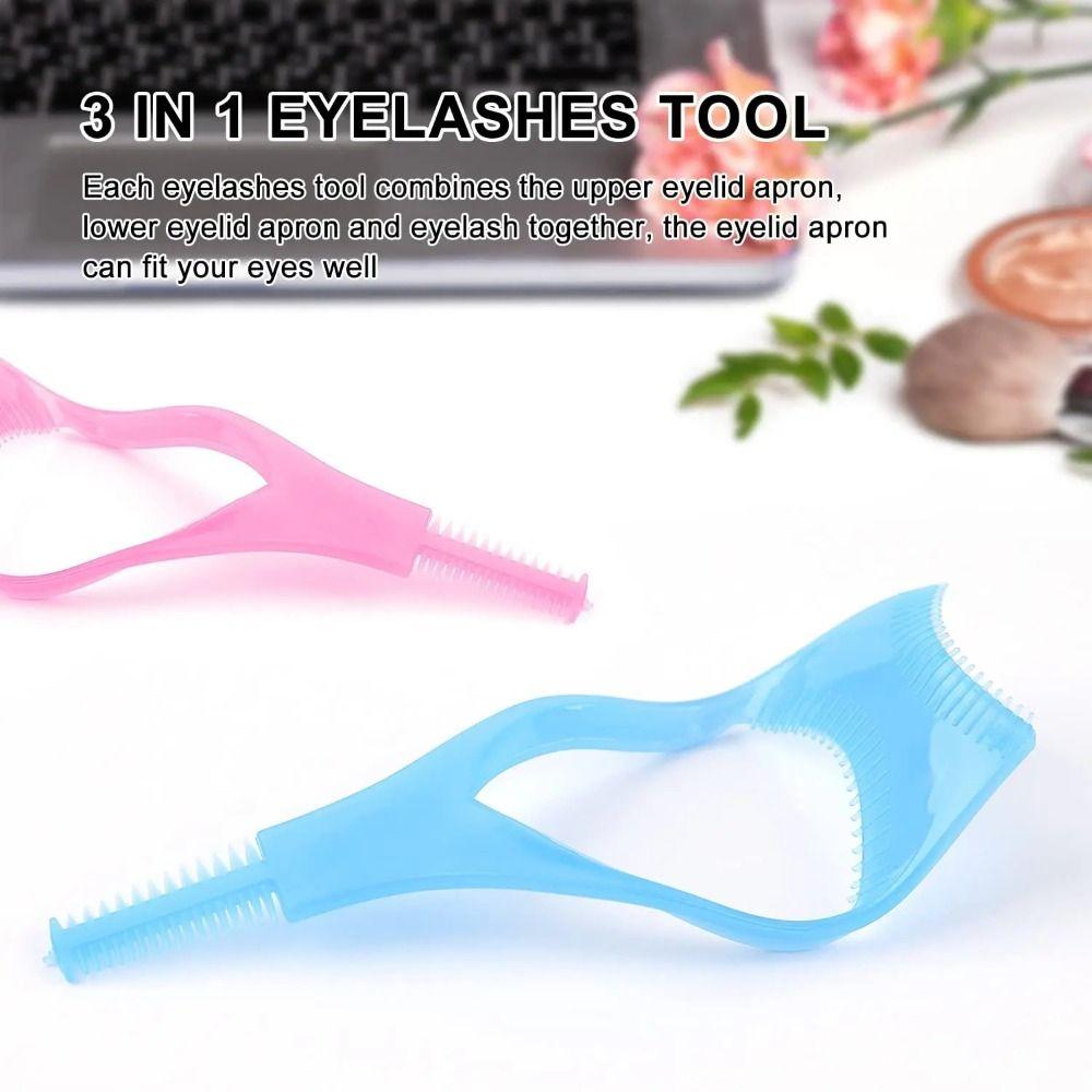 Cosmetic Accessories Mascara Shield Guard Plastic Eyelash Comb Beauty Eyelash Tools  Makeup Tools