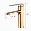 Custom Zinc-Alloy Single Hole Single Handle Ceramic Sink Basin Faucet Mixer Gold Wash Modern Design White Bathroom