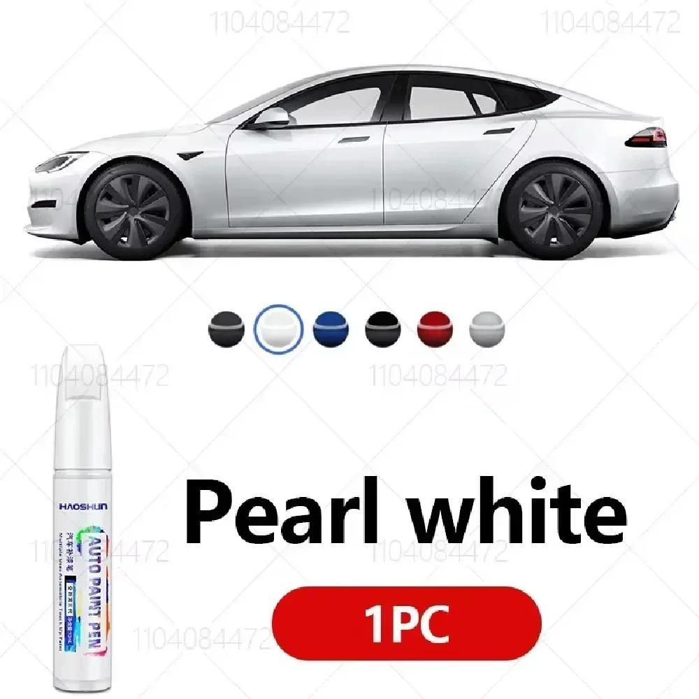 Для Tesla Model 3 YXS Car Paint Scratch Repair Pen Touch Up Paint Accessories Black Pearl White Silver Deep Sea Blue Red
