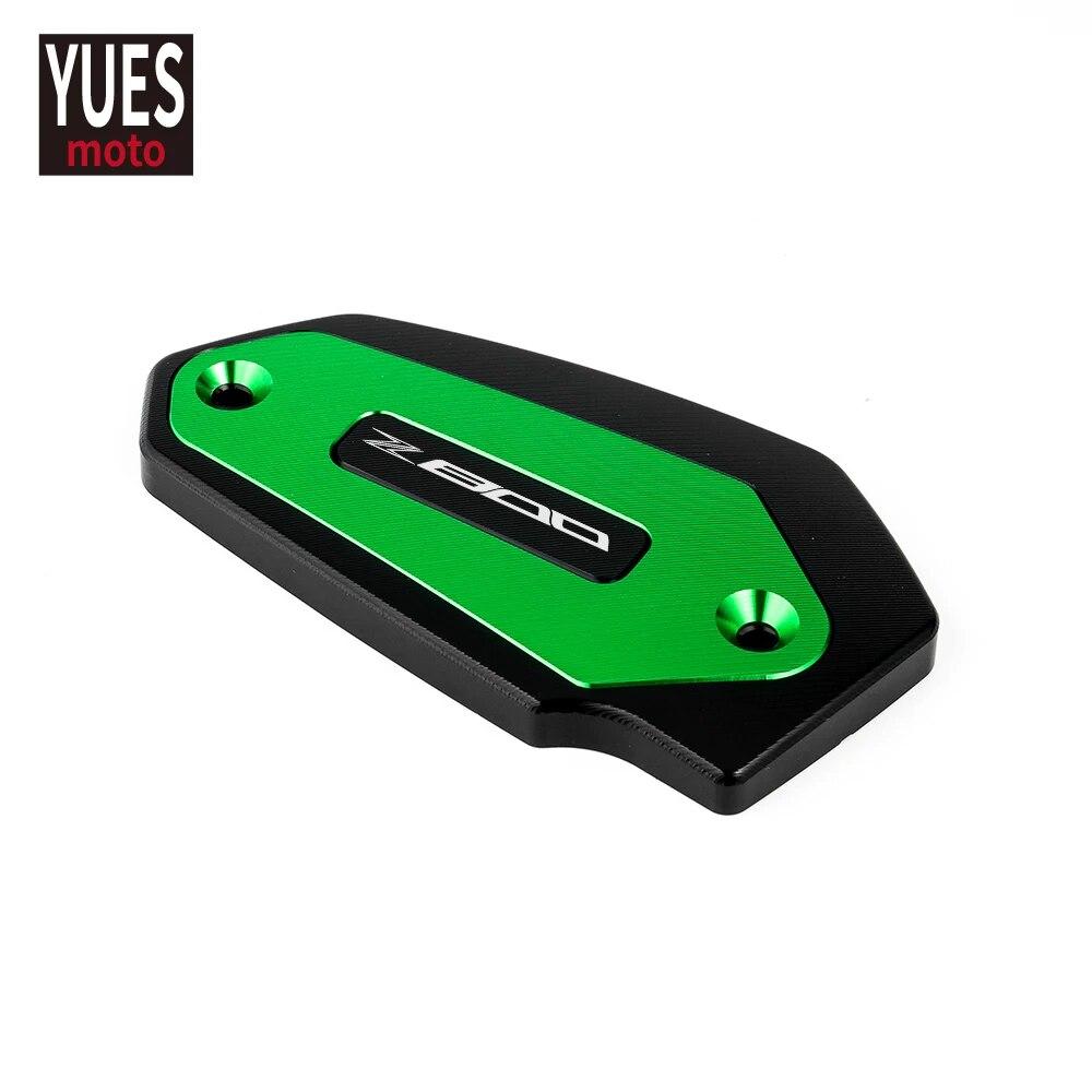 Motorcycle Accessories CNC Front & Rear Brake Fluid Cylinder Master Reservoir Cover Cap For KAWASAKI Z800 2013 2014 2015 2016