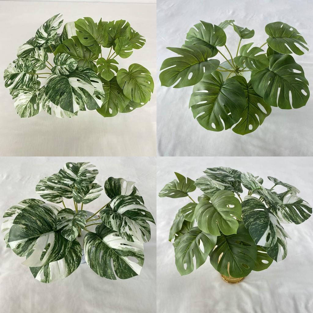 Monstera Leaf Realistic Party Decor Greenery For Home Table Wedding Gift