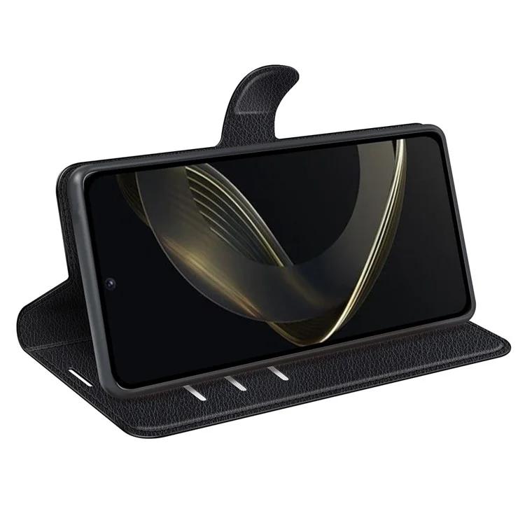 For Huawei nova 11 / nova 12s 4G / nova 12 Lite 4G Wallet Cover Litchi Texture Anti-Scratch Shell Stand Mobile Phone PU Leather Case