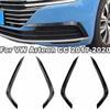 2 шт. для VW Arteon CC, передний бампер, ветровой нож, решетка, наклейка, накладка, полоса 2017 2018, комплекты кузова для стайлинга автомобилей, тюнинг