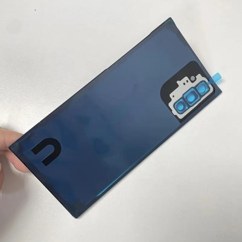 Задняя крышка аккумулятора Для Samsung Galaxy note10 n970f note 10 plus n975f 3D стеклянная панель задний корпус Чехол крышка объектив камеры
