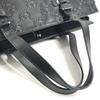 GUCCI 625774 GG embossed logo Bag Tote Bag Shoulder Bag Leather Black