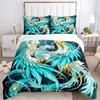 3pcs Fantasy Phoenix Duvet Cover Set - Includes 1 Duvet Cover and 2 Pillowcases, No Quilt Core, All-Season Home Decor yy251111017