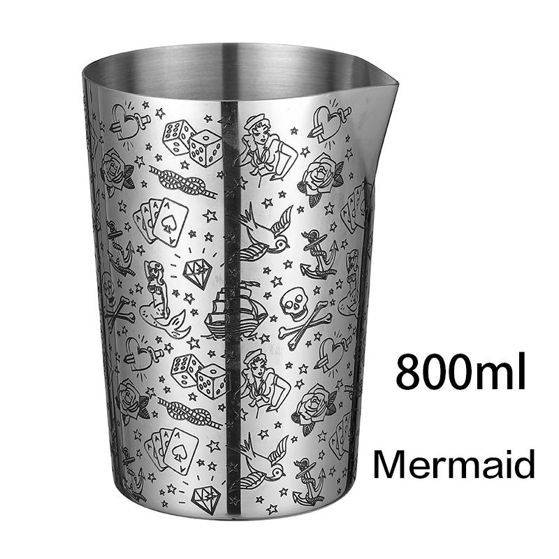 Стакан для смешивания из нержавеющей стали объемом 800 мл, который предпочитают как профессионалы, так и любители. Создавайте свои собственные фирменные коктейли.