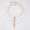 Salircon 4Pc/Set Boho seahorse Sea Turtle Pendant Necklace Women 2026 New Summer Conch Imitation Pearl Charms Chain Jewelry