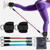 Ankle Straps & Pulley System: Leg & Glute Resistance Trainer