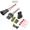 1/2 шт. 9005 один слот с проводом 10 см патрон лампы фара противотуманная фара штекер адаптер водонепроницаемый автомобильный разъем