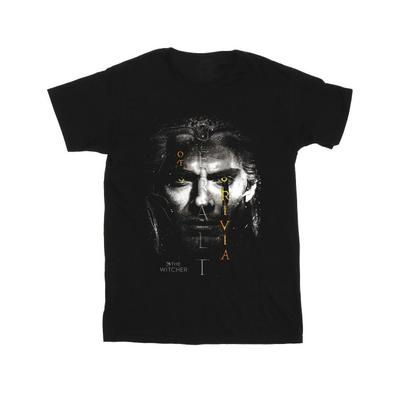 Мужская футболка Netflix The Witcher Геральт Светящиеся глаза
