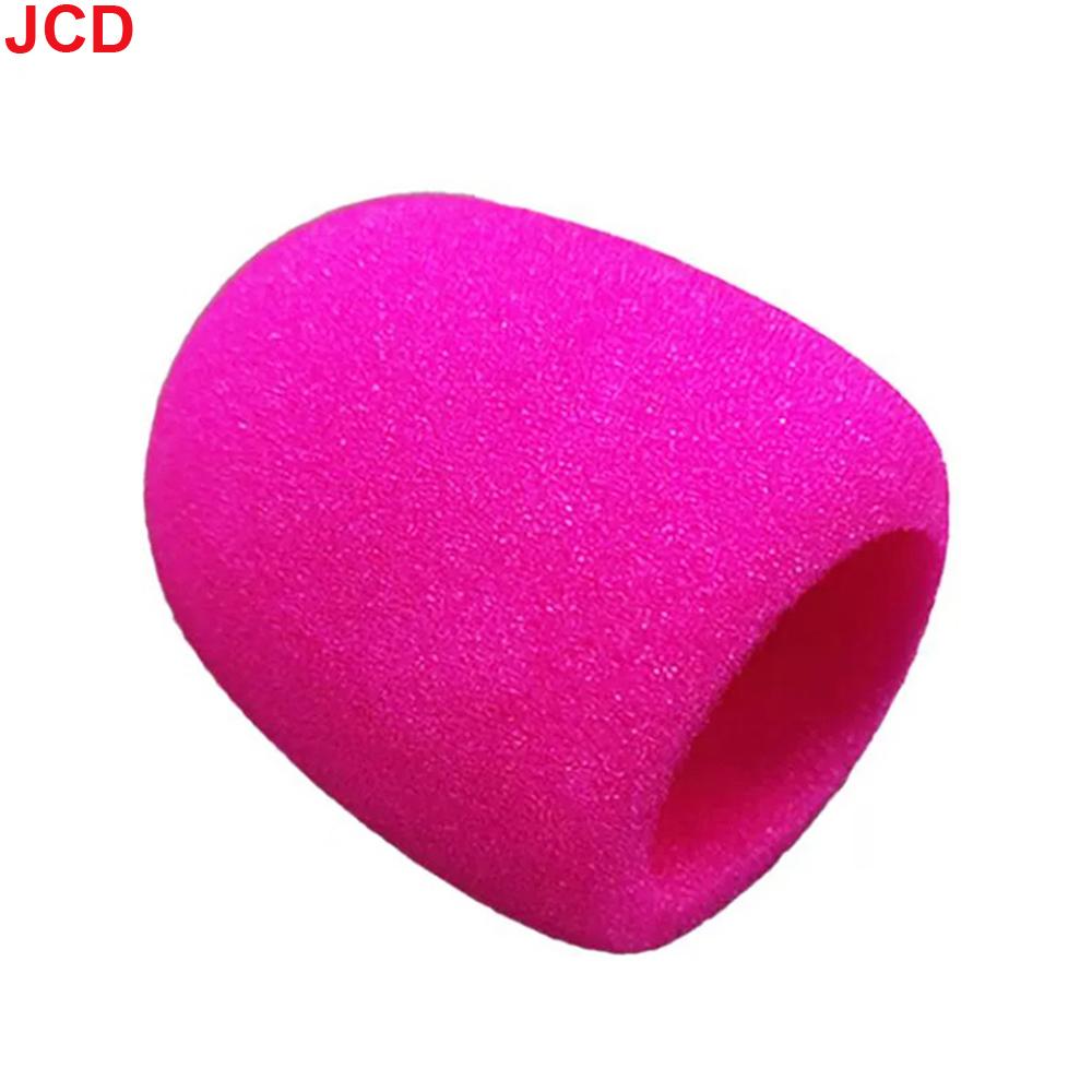 JCD 10pcs Mix Colors Sponge Microphone Set Replacement Foam DJ Stage Windshield Wind Shield Cover Thick Washable