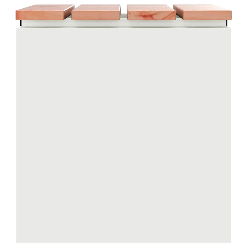 Garden Bench White 40 x 40 x 43 cm
