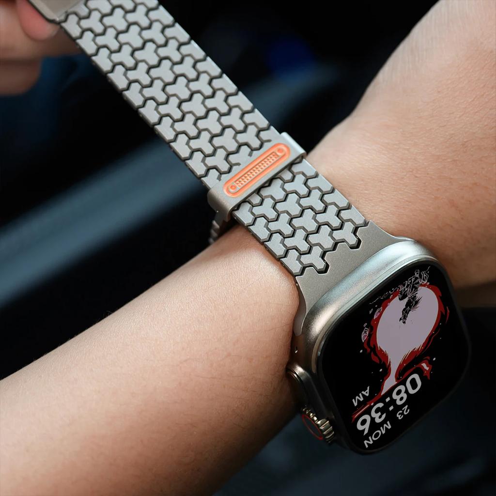 Роскошный металлический ремешок для Iwatch Ultra 3/2 49 мм 38 40 41 45 46 44 мм из нержавеющей стали с магнитной застежкой для Apple Watch S11 10 9 8 7 SE3
