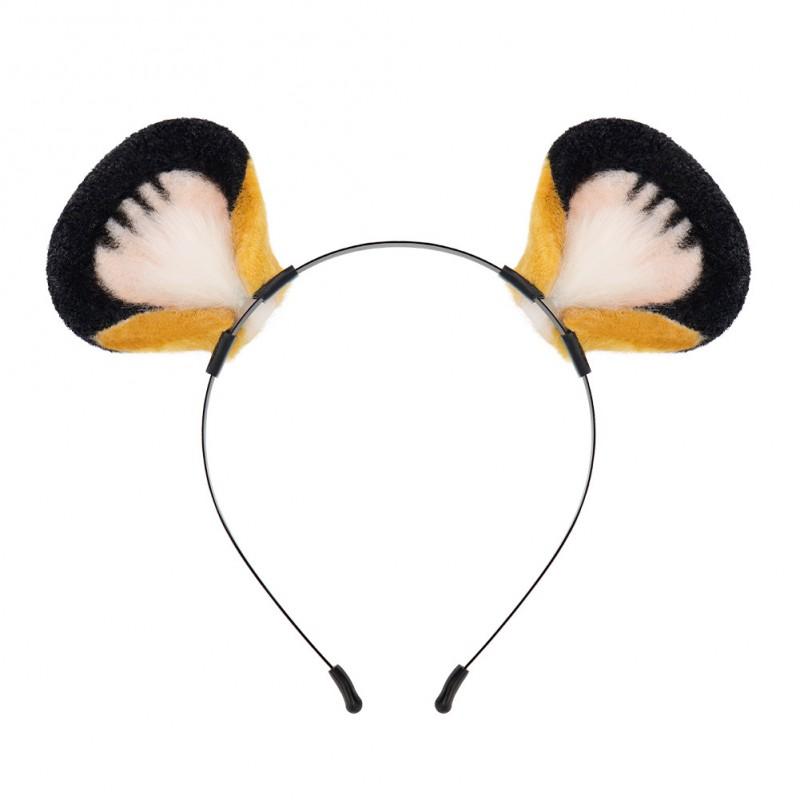 Cosplay Costume Set Adults - Fluffy Animal Ears Headband Bowknot Tail Accessory Game-Themed Outfit Anime Conventions