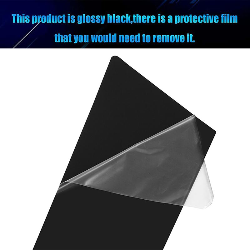 6Pcs Car Window Pillar Posts Door Trims Stickers Black Cover for BMW 1-Series F20 2012 2013 2014 2015 2016 2017- accessories