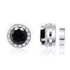 1CT S925 Silver Moissanite Magnetic Earrings for Men and Women High-End Minimalist Design No Piercing Needed Birthday Gift