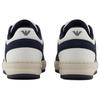 Emporio Armani EA7 Кожаные Низкие Кроссовки на Шнуровке с Круглым Носком Унисекс Синие 7X000346AF18641MZ157