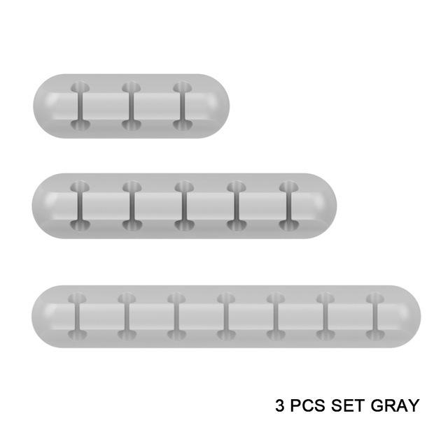 Creative Silicone Cable Organizer: Multifunctional, Self-Adhesive Storage Clip for Car & Desktop