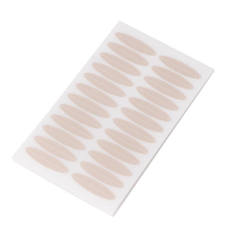 24Pairs Gauze Lace Mesh Olive-shaped Eyelid Paste-shaped Invisible Double Fold Eyelid Shadow Tape Sticker Beauty Tool