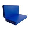 gymnastic mat Gamma 200x100x8 czteroczęściowy - blue/yellow