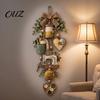 Handmade Resin Fabric Pendant Vintage Sewing Wall Hanging Decor, Farmhouse LED Lighted Ornament with Unique Housewarming Gift Idea Spool, Scissors