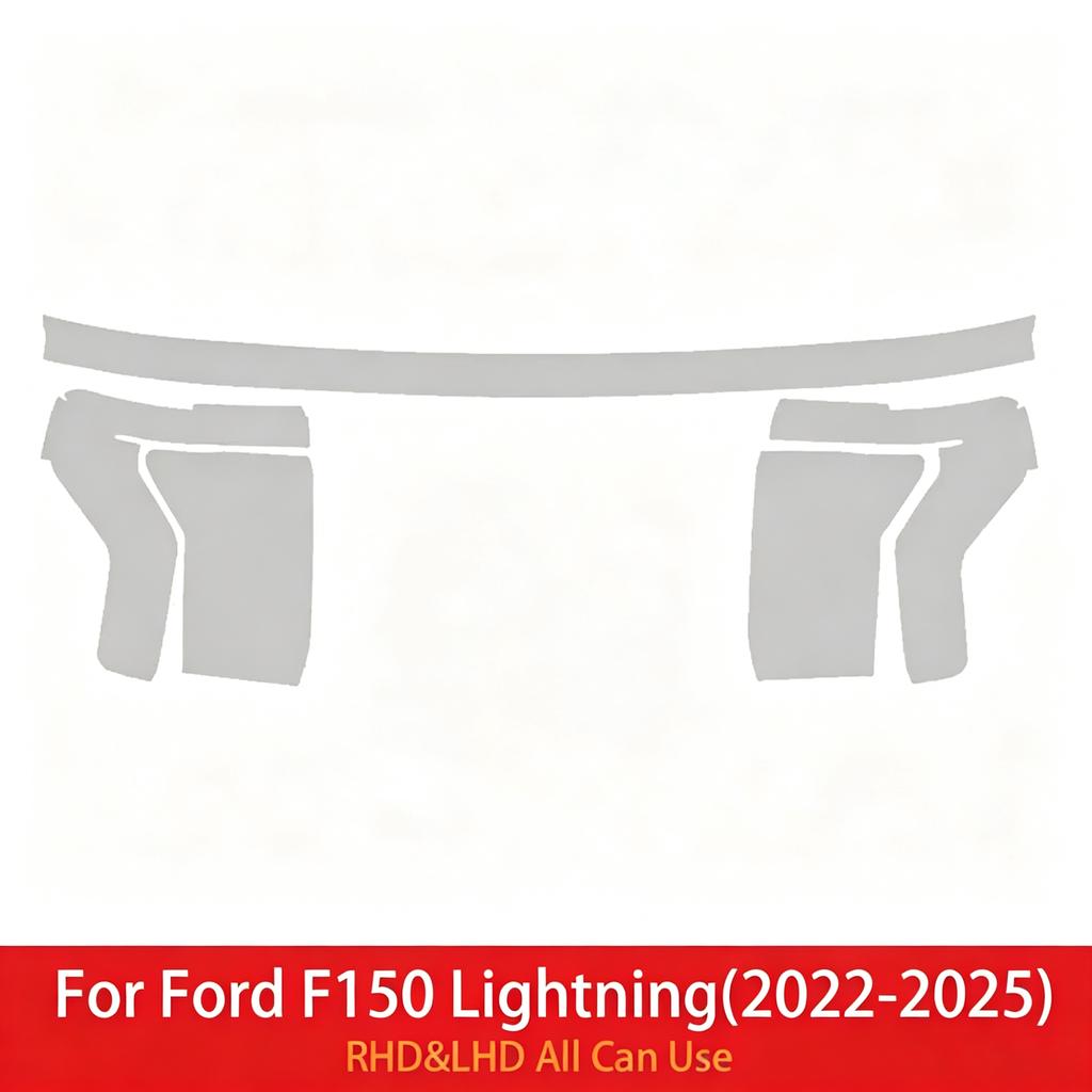 For Ford F150 F-150 Lightning 2022-2025 Car Headlight Transparent TPU Protective Film Tinted Customization PPF Anti-scratchGood product
