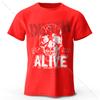 Unisexs Death or Alive Printed TShirt 100 Cotton Oversized Street Graphic Tees for Unisex Unisex Summer Tops