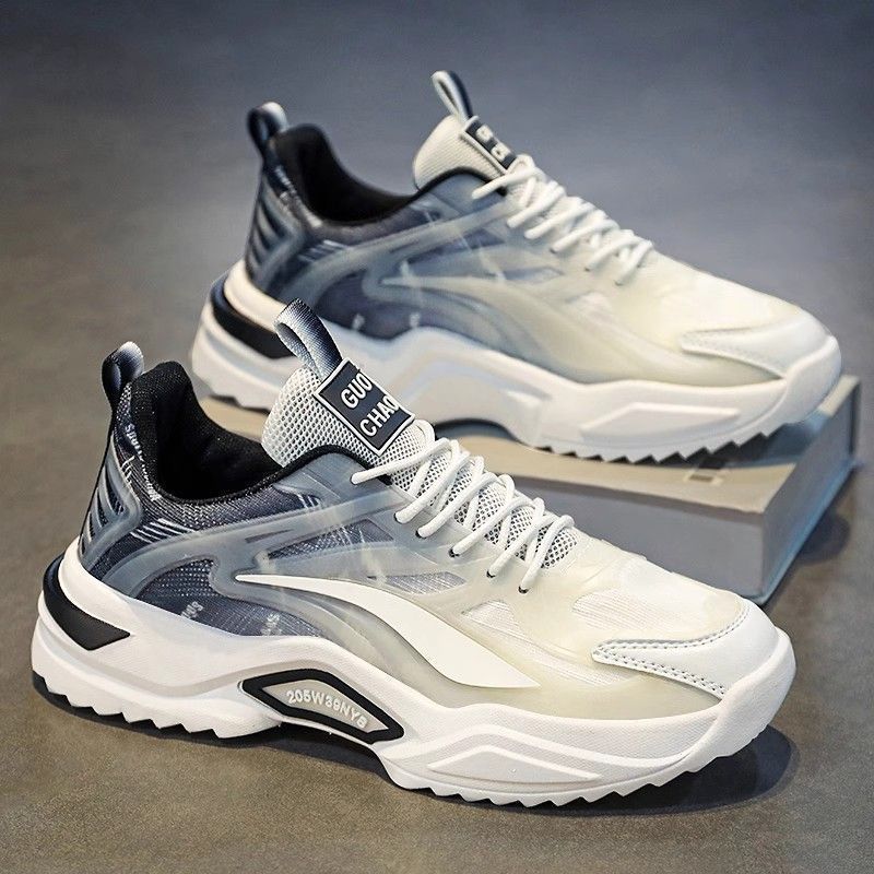 Spring Men's Shoes New Student Sports and Leisure Youth Mesh Dad Versatile Trendy Shoes Breathable Shoes Men