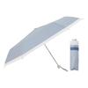 Ogawa Folding Light Blocking UV Blue For Sunny or Rainy Water Grosgrain Family LINEDROPS 57419 Parasol, Women's Umbrella, Rate, 99.9% Protection,