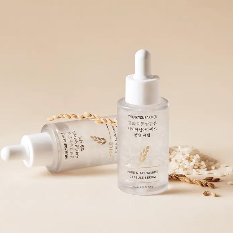 [THANK YOU FARMER] Rice Pure Niacinamide Capsule Serum 30ml